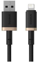 Baseus DURA USB-Lightning kábel 12W 2m arany-fekete P10377801U01-02 (P10377801U01-02)