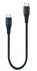 Cellect USB 2.0 Type C Összekötő Fekete 0.5m MDCU-USBC-C-0.5M-BK (5999112892137)
