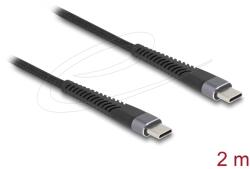 Delock USB 2.0 Type C Összekötő Fekete 2m 81125 (81125)