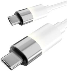 AVAX USB 2.0 Type C Összekötő Fehér 2m AVAX CB317 (AVAX CB317)