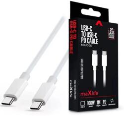  USB 2.0 Type C Összekötő Fehér 1m TF-0181 (TF-0181)