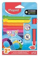 Maped IMA864600 Color Peps Infinity Kidy háromszögletű színes ceruza készlet 12 szín (IMA864600)