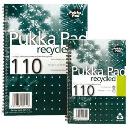 Pukka Pad Recycled A5 110 oldalas vonalas spirálfüzet