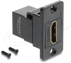 Delock HDMI anya - anya Panelrögzítő 4K Fekete 91194 DL91194 (DL91194)
