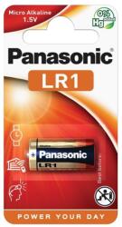Panasonic tartós elem LR1 1.5V alkáli 1db/csomag (LR1L/1BP)