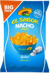 El Sabor big nacho chips gluténmentes sós 180 g 100705 (100705)
