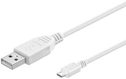 PremiumCord USB Micro USB Átalakító Fehér 3m ku2m3fw (ku2m3fw)