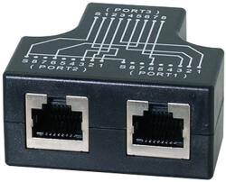 LogiLink Kábelmegosztó adapter 1x RJ45 anya - 2x RJ45 anya MP0137 (MP0137)