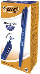 BIC Round Stic Clic Golyóstoll 0.32 mm kupakos kék 20 db (926376)