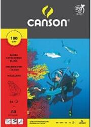 CANSON A3 10ív búvár színes fotókarton blokk (CAP6666-858)