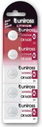 Uniross CR1620 3V lithium gombelem (CR) 5db (U5CR1620)