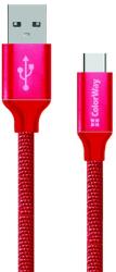 ColorWay USB 2.0 Type C Átalakító Piros 1m CW-CBUC003-RD (CW-CBUC003-RD)