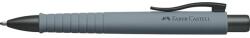 Faber-Castell Poly Ball Urban Golyóstoll nyomógombos kőszürke tolltest kék (FC241188)