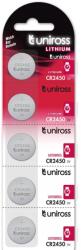 Uniross CR2450 3V lithium gombelem (CR) 5db