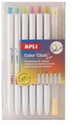APLI Color Click Mix töltőceruza készlet többszínű 6 db + hegyező LCA20549D (LCA20549D)