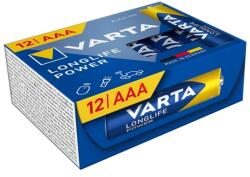 VARTA LONGLIFE POWER CUBE tartós elem AAA LR03 15V alkáli 12db 4903121132 (4903121132)