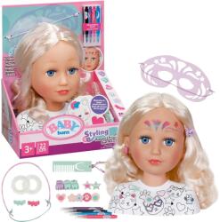 Zapf Creation Baby born styling fej smink és fodrász készlet 840825 (840825)