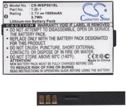 Cameron Sino akku 1000mAh LI-ION (TJB-1 kompatibilis) Binatone B200/B220/SpeakEasy Mobile Plus (CS-WSP001SL)
