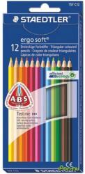STAEDTLER Színes ceruza készlet háromszögletű Ergo Soft 12 különböző szín