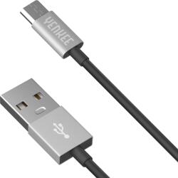 YENKEE USB Micro USB Átalakító Fekete-Ezüst 2m YCU 222 BSR (YCU 222 BSR)