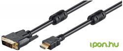 Goobay DVI-D HDMI Átalakító Fekete 1.5m 51881 (51881)
