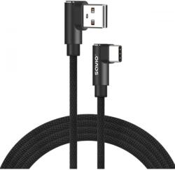SAVIO USB 2.0 Type C Átalakító Fekete 2m CL-164 (CL-164)