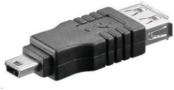 PremiumCord Redukce USB 2.0 A - Mini B 5pin (F/M) kur-9 (kur-9)