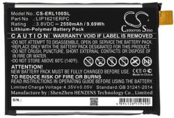 Cameron Sino Sony Xperia L1 CAMERON SINO Li-Polymer akku 3.8V/2550mAh Sony LIP1621ERPC kompatibilis FEKETE (CS-ERL100SL)