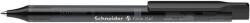 Schneider Fave Gel zseléstoll 04 mm nyomógombos fekete (101101)