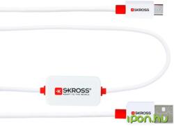 SKROSS USB Micro USB Átalakító Fehér 1m SKR-BUZZMICROUSBCABE (SKR-BUZZMICROUSBCABE)