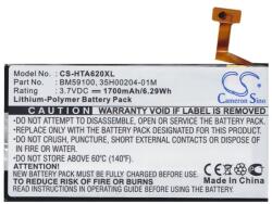 Cameron Sino HTC 8S Windows Phone CAMERON SINO akku 1700mAh LI-Polymer BM59100 kompatibilis (CS-HTA620XL)