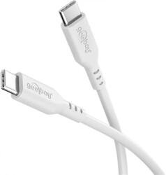 Goobay USB 2.0 Type C Összekötő Fehér 1.5m 77743 (77743)