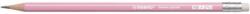 STABILO Grafitceruza radírral HB hatszögletű Swano Pastel pink