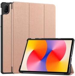 Gigapack tok álló bőr hatású (aktív flip oldalra nyíló trifold asztali tartó) huawei matepad se 11 rozéarany GP-183179 (GP-183179)