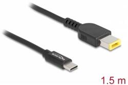 Delock Laptop töltőkábel USB Type-C apa - Lenovo 11.0 x 4.5 mm apa (87970)