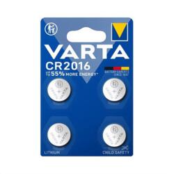 VARTA gombelem CR2016, lítium, 4db/csomag (6016101404)