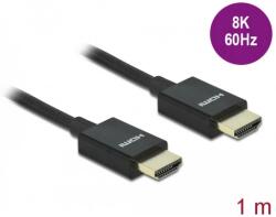 Delock HDMI 2.0 Összekötő Fekete 1m 85384 (85384)