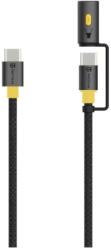 Tactical USB 2.0 Type C Összekötő Fekete-Sárga 1.5m SP110094 (SP110094)