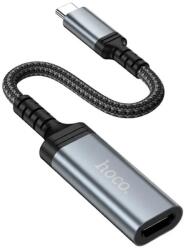 hoco. adapter kábel Type-C - HDMI aljzat 4K 20cm sötétszürke UA43A (UA43A)