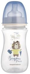 Canpol babies Easy Start anti-kólikás cumisüveg 240ml Bonjour Paris - kék (CP35-232_BLU)