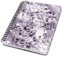 Sigel Spirálfüzet 162x215mm pontrácsos 120 oldal keményfedeles Jolie Violet Marble
