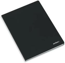 Ambar Classic Füzet tűzött A4 kockás 80 lap fekete (100305070210)