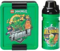 LEGO® LEGO uzsonnás doboz készlet Ninjago zöld 2 részes fekete/zöld 40580803 (40580803)