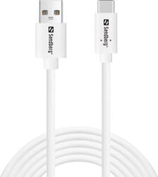 Sandberg USB 2.0 Type C Átalakító Fehér 2m 336-14 (336-14)