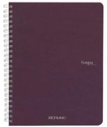 Fedrigoni Ecoqua A5 70 lapos vonalas spirálfüzet lila (19148212)