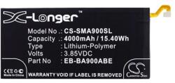 Cameron Sino Samsung A9 (2016) CAMERON SINO Li-Polymer akku 3.85V/4000mAh, Samsung EB-BA900ABE kompatibilis, FEKETE (CS-SMA900SL)