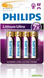 Philips Ultra lithium ceruza elem (AA) 4db (FR6LB4A/10)