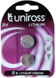 Uniross CR2016 3V lithium gombelem (CR) 2db (U2CR2016)