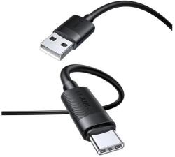 USAMS U94 adatkábel USB - Type-C 18W gyorstöltő 100cm FEKETE SJ777USB01 (SJ777USB01)