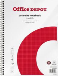 Office Depot A4+ lefűzhető kockás spirálfüzet (3698652D)